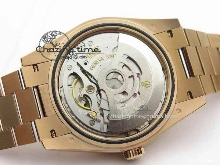 1226 Sophisticated Day-Date 40mm 228239 RG Noob 1:1 Best Edition Brown Roman Dial On RG President Bracelet A 3707